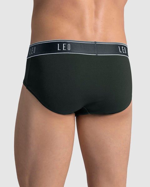 Ultra-Light Brief with Ergonomic Pouch#color_605-dark-green