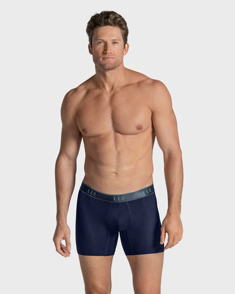 Mid-length boxer brief with ergonomic design#color_515-blue