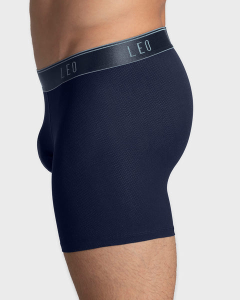 Mid-length boxer brief with ergonomic design#color_515-blue