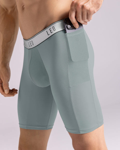 Long Athletic Boxer Brief with Side Pocket#color_073-gray