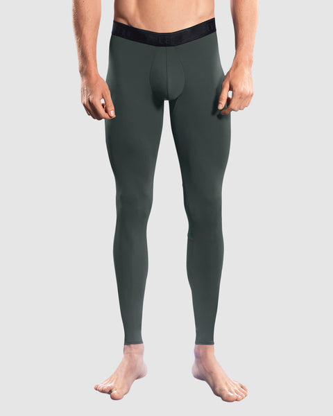 Men's Training Tights#color_764-dark-gray-with-black-elastic