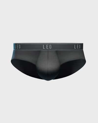 Microfiber brief with frontal ergonomic design#color_700-black