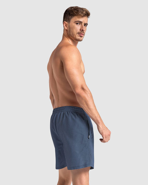 5" Eco-Friendly Men'S Swim Trunk with Soft Inner Mesh Lining#color_a31-waves-print